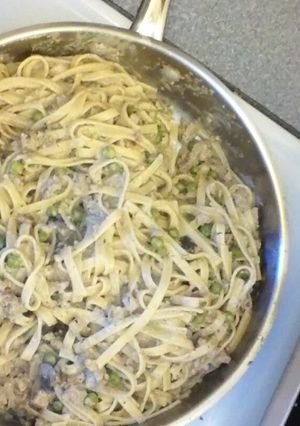 A picture of Leftover Beef Stroganoff.