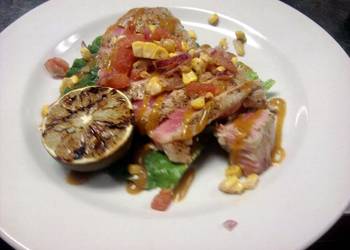 Best Recipe Honey kiwiwasabi Mahi Mahi Tuna App Savory Delicious