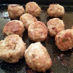 A picture of Pork and Apple Meatballs.
