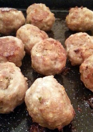 A picture of Pork and Apple Meatballs.