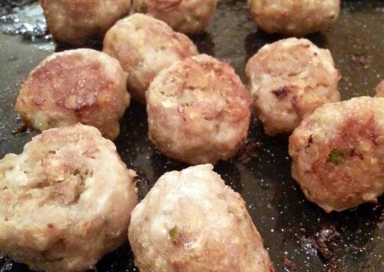 Recipe of Ultimate Pork and Apple Meatballs