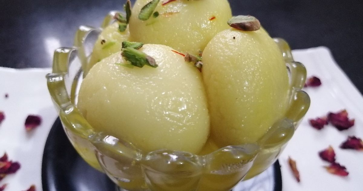 बंगाली रसगुल्ला (Bengali Rasgulla Recipe In Hindi) रेसिपी बनाने की विधि ...