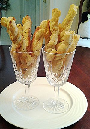 A picture of Cheese Straws.