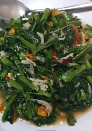 Foto resep Tumis kangkung Teri Medan