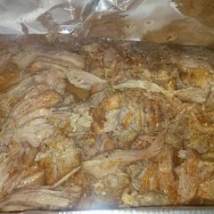 A picture of Momma's simply amazing carnitas.