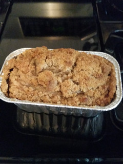 A picture of Streusel Topped Banana Bread.