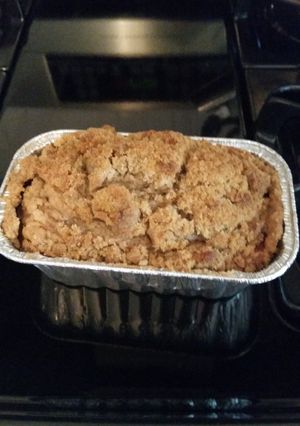 A picture of Streusel Topped Banana Bread.