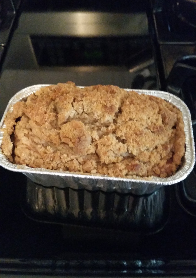 A picture of Streusel Topped Banana Bread.