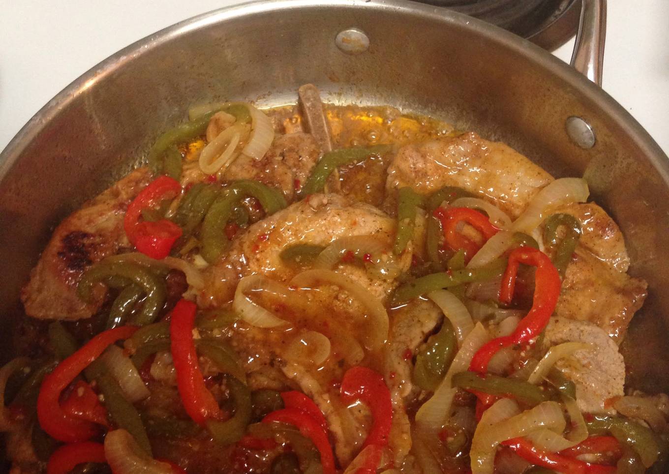 Simple Way to Prepare Perfect Italian Dressing smothered Pork Chops