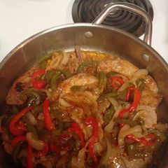 A picture of Italian Dressing smothered Pork Chops.