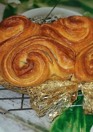 Une photo de Brioche feuilletée - Vanille, cannelle, muscade et amande amère-