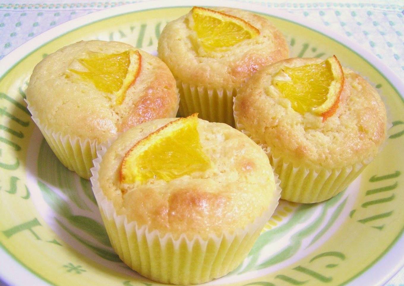 Refreshing Orange & Yoghurt Muffins