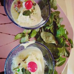 A picture of Banana ice cream.