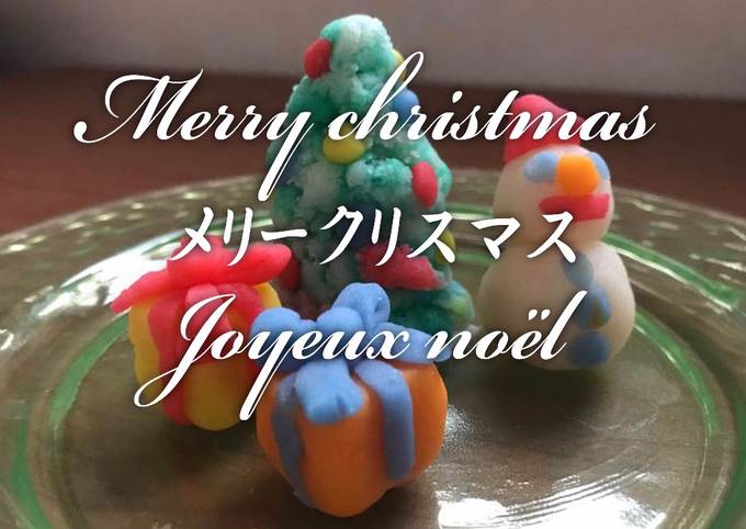 Recette de N’importe quel soir de la semaine Nerikiri Wagashi pour Joyeux Noël