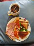 BLT an Cherry Coke with Cherry Coke Ice Cube's
