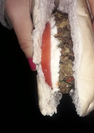 Una foto de Hamburguesas veggies de lentejas!
