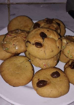 Una foto de Cookies sin huevo y sin manteca