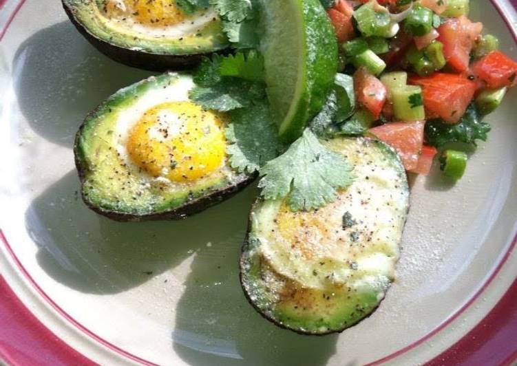 Steps to Prepare Ultimate Baked Eggs In Avocados