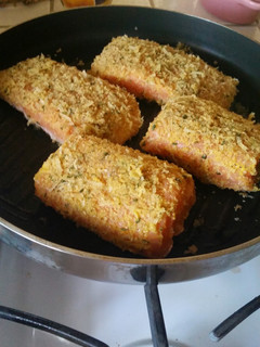 A picture of Parmesan Crusted Salmon.
