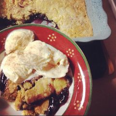 A picture of Blueberry Dump Cake.
