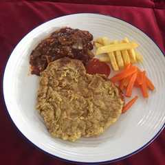 A picture of Steak ayam.