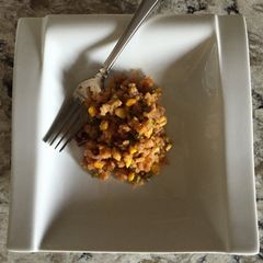 A picture of Glazed Vegetable Rice.