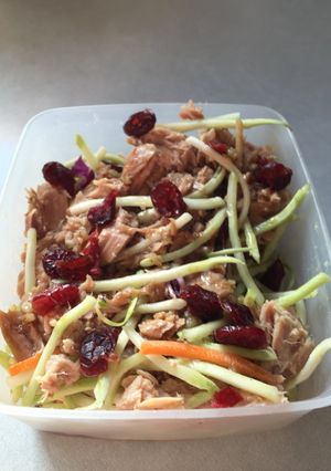 A picture of Healthy Tuna and Broccoli Slaw Salad.