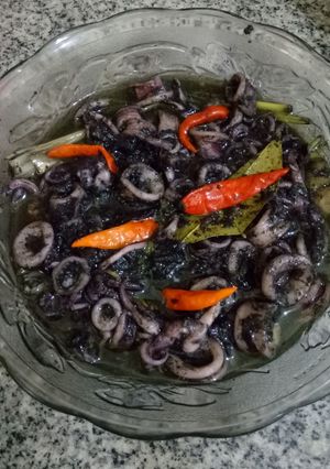 Foto resep Cumi Bumbu Hitam