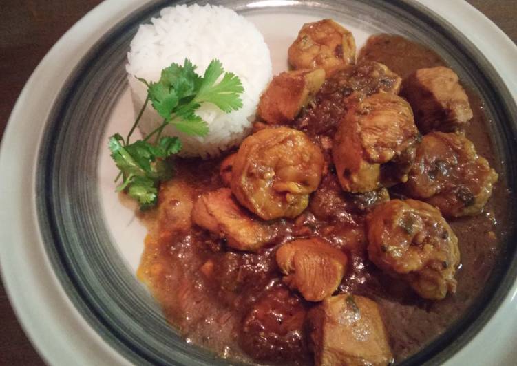 Recipe of Super Quick Homemade Chicken and Prawn Curry with Tamarind