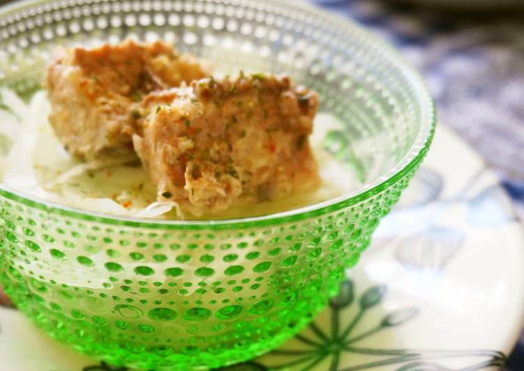 Canned Boiled Mackerel &amp; Sweet Onion Salad