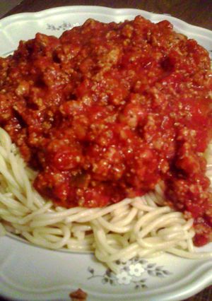 A picture of Manwich Spaghetti Sauce.