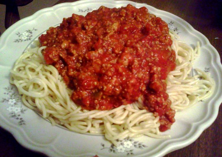 Steps to Make Speedy Manwich Spaghetti Sauce