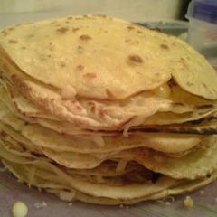 A picture of Blintzes with Cheese.