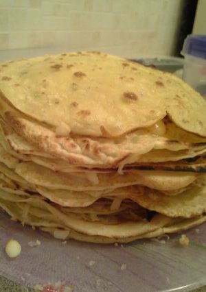 A picture of Blintzes with Cheese.