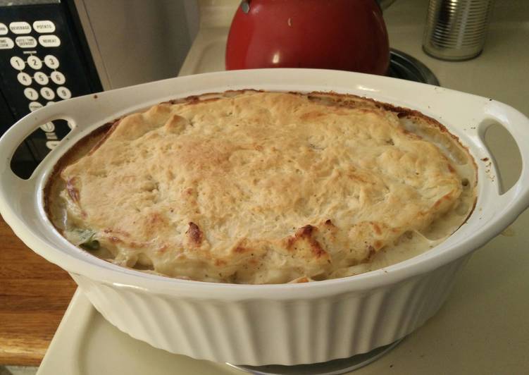 Steps to Prepare Favorite Simple Chicken Vegetable Pie