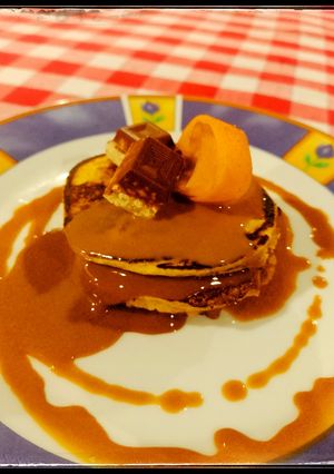 Una foto de Pancakes de zanahoria