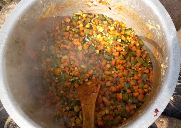 Easiest Way to Prepare Speedy Vegetables rice mix