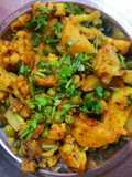 Aloo Gobi Matar (Potato, Cauliflower, and Pea Curry)