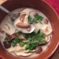 A picture of Thai Coconut Soup.