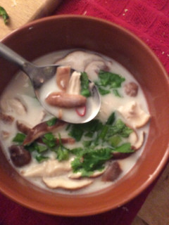 A picture of Thai Coconut Soup.