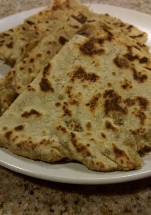 A picture of Gobhi paratha.