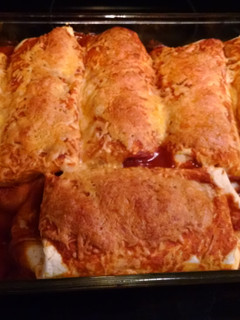 A picture of Simple Enchiladas.