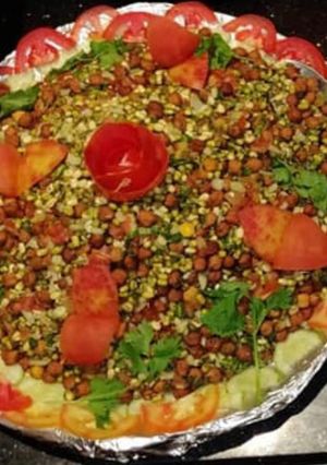 A picture of Moong-ChanaSprout Salad.
