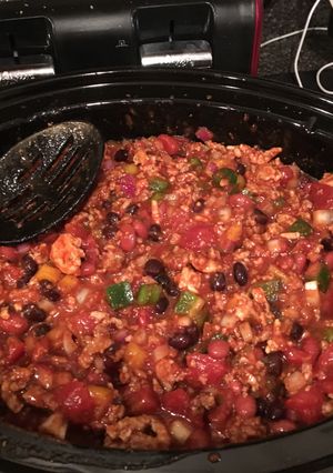 A picture of Spicy Jamaican Jerk Chili.