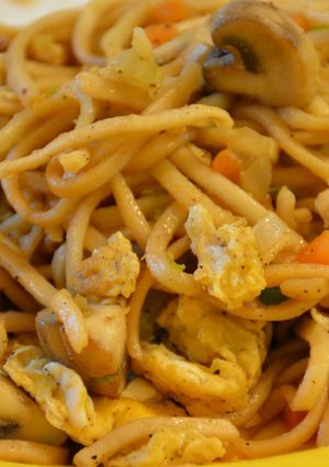 A picture of Chicken Hakka Noodles.