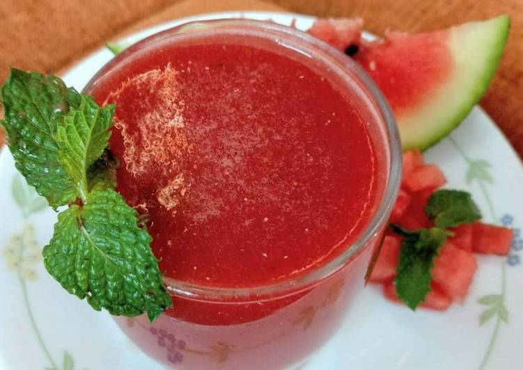 Step-by-Step Guide to Make Super Quick Homemade Watermelon juice