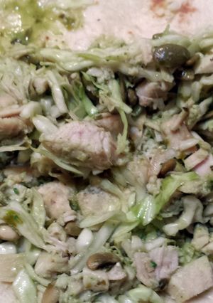 A picture of El Toritto Turkey Salad Wrap.