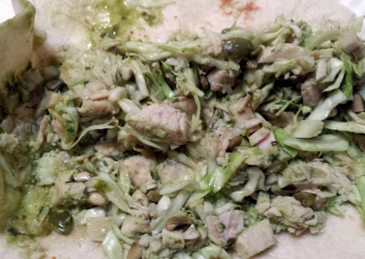 Steps to Make Ultimate El Toritto Turkey Salad Wrap