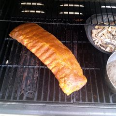 Slow smoke ribs A picture of Slow smoke ribs.