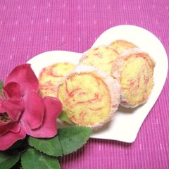 A picture of White Day Pink Diamond Cookies.
